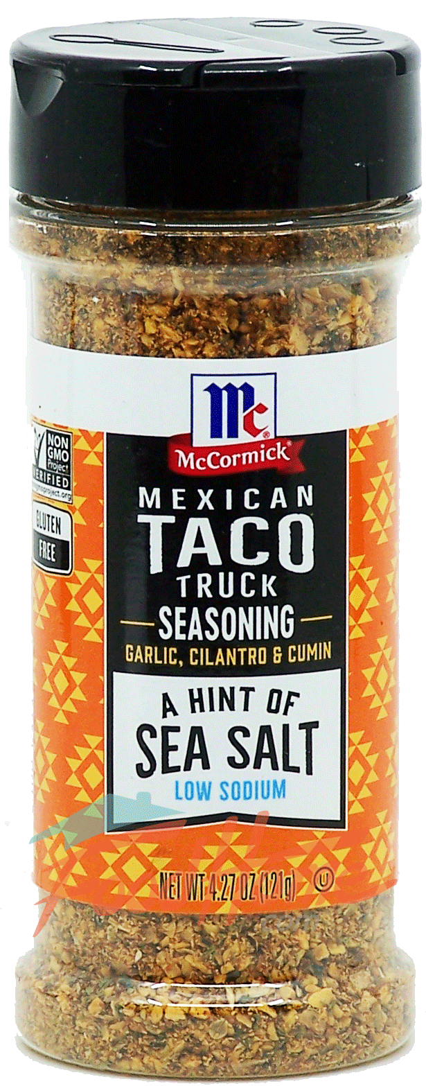 McCormick  mexican taco truck seasoning; garlic, cilantro & cumin; low sodium Full-Size Picture